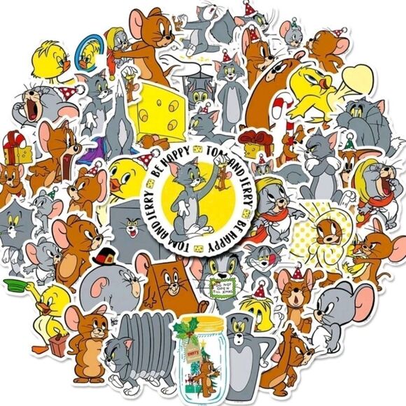Tom and Jerry Assorted Stickers - Picture 1 of 5